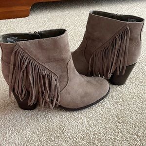 Madden Girl suede bootie